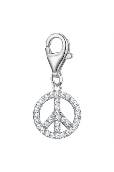 Glanzstücke München Silbercharm Charm Sterling Silber Zirkonia weiß