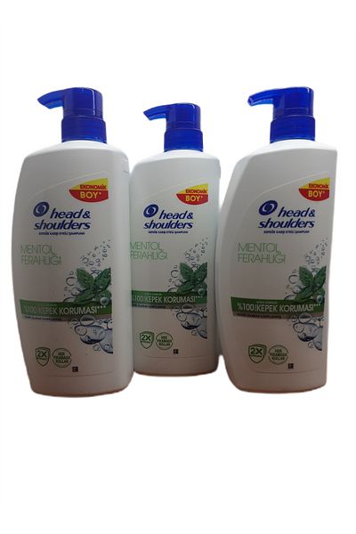 P&G Head & Shoulders Mentol Freasure Clutch Shampoo 800 ml X 3 Pcs