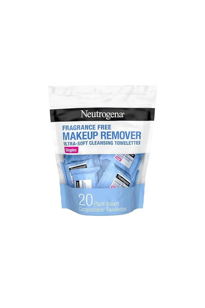 Neutrogena Fragrance-Free Makeup Remover Cleansing Towelette Singles, Individually