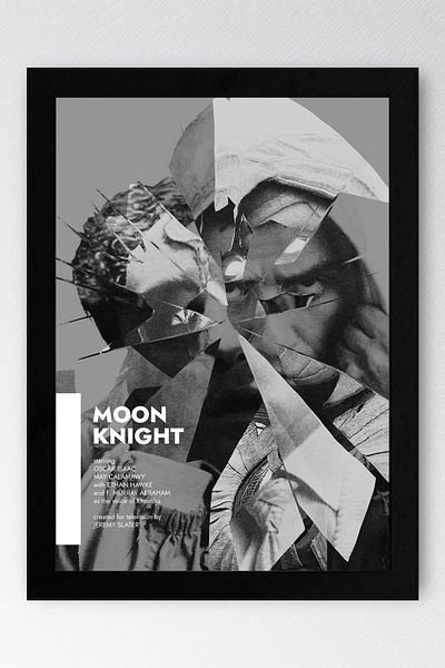 Saturn Pictură înrămată Moon Knight - Moon Knight Marvel Series Poster Painting