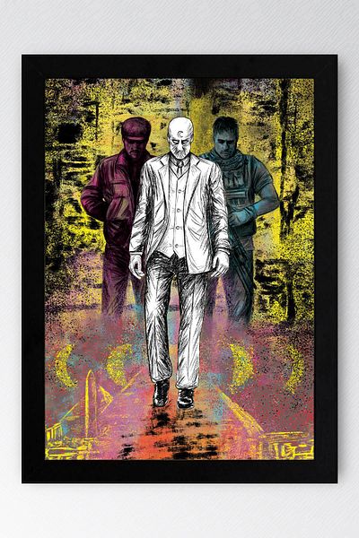 Saturn Pictură înrămată Moon Knight - Moon Knight Marvel Series Poster Painting