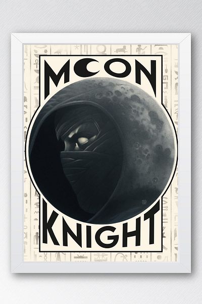 Saturn Pictură înrămată Moon Knight - Moon Knight Marvel Series Poster Painting