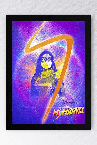 Saturn Pictură înrămate Ms Marvel - Ms. Marvel Poster Film Pictură