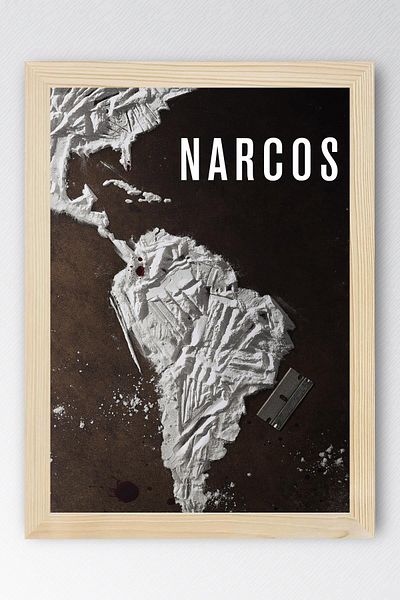 Saturn Tablou înrămat Narcos - Tablou poster serie Narcos