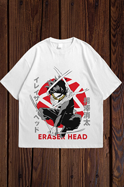 Wish BF Eraser Head cu imprimeu supradimensionat   tricou