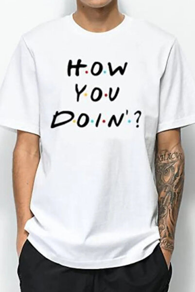 FECCY Tricou Cotton Friends How You Doin