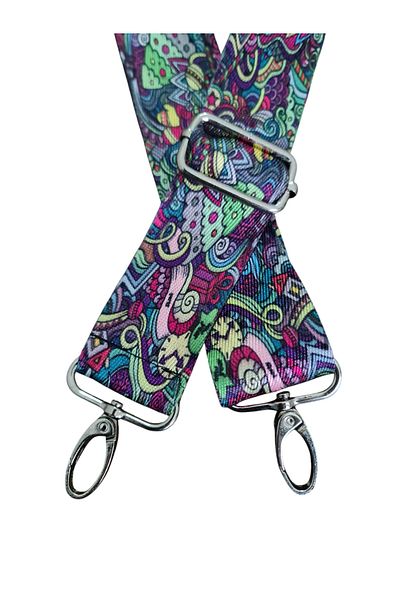 Gloria Polyester 120 cm Adjustable Column Bag - Phone Strap / Christmas Pattern