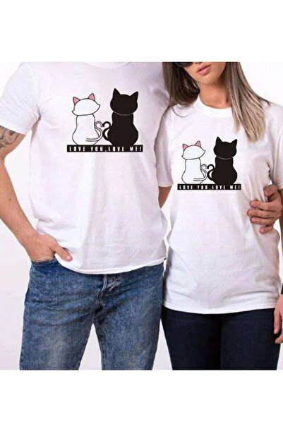 FECCY Love You-Love Me Βαμβακερό T-Shirt για Ζευγάρια - Συνδυασμός για Ζευγάρια