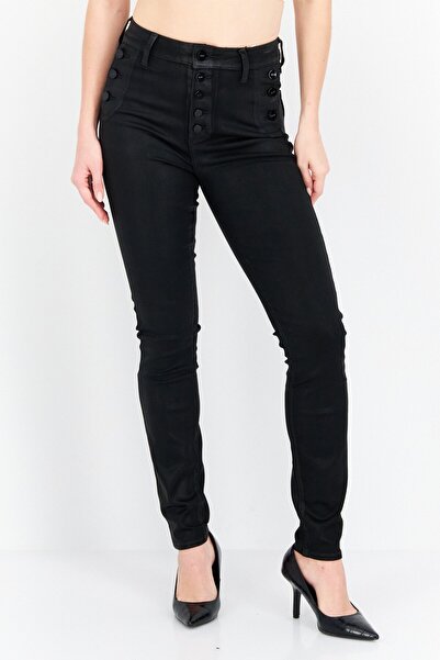 Paige Women Skinny Fit Straight Stretchable Solid Jeans, Black