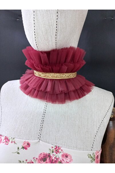 es moda shop Сърдем златна панделка с детайли за косплей и парти чокър