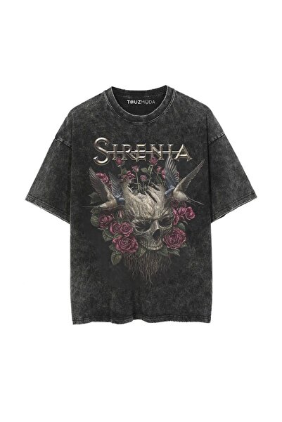 Violon Rock serija Sirenia Štampano Unisex Oversize kroj T-shirt