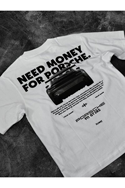 Jose Clothing Tricou alb de damă, cu decolteu rotund, cu decupaj supradimensionat