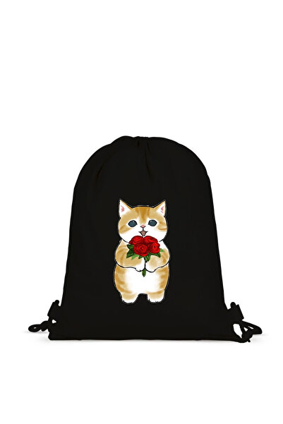 Boom town Black Cloth Backpack