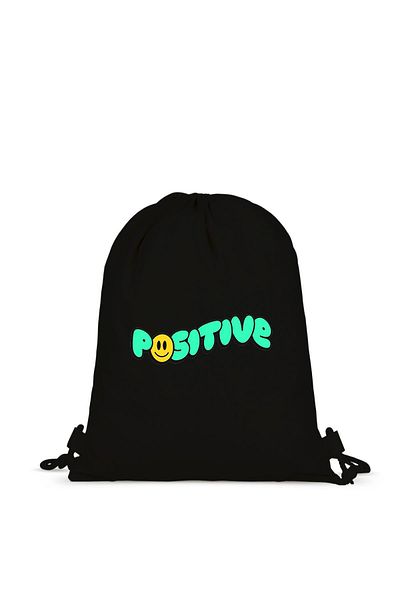 Boomtown Black Cloth Backpack