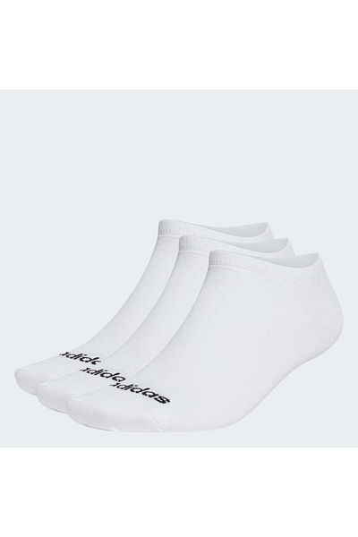 adidas Cienkie liniowe skarpetki do kostki - 3 pary