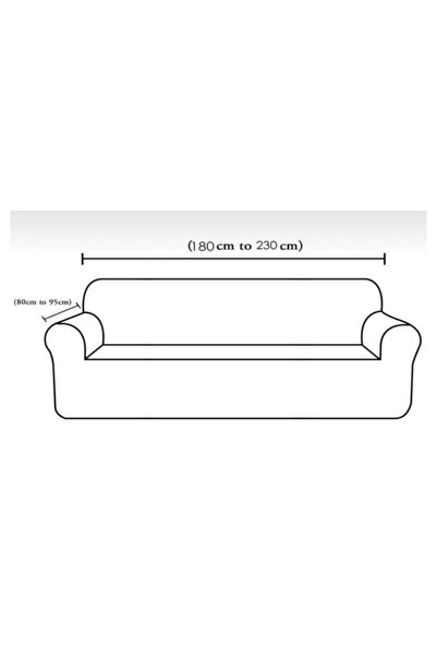 HEYTGAH Canapea extensibilă Jacquard cu 3 locuri - cu model stick, fără fustă, husă pentru canapea și canapea extensibilă