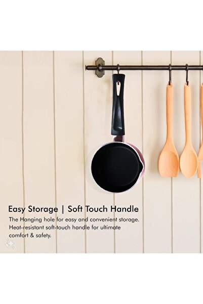 mastergold Turkish Coffee Maker Pot ( 19cm ) Non-Stick With Heat Insulation Handle | Turkish Coffee Pot