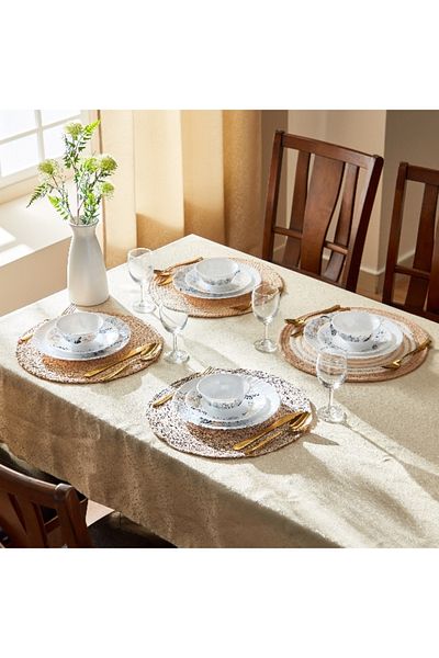 Home Box Atlanta Forest 12-Pieces Opal Dinner Set