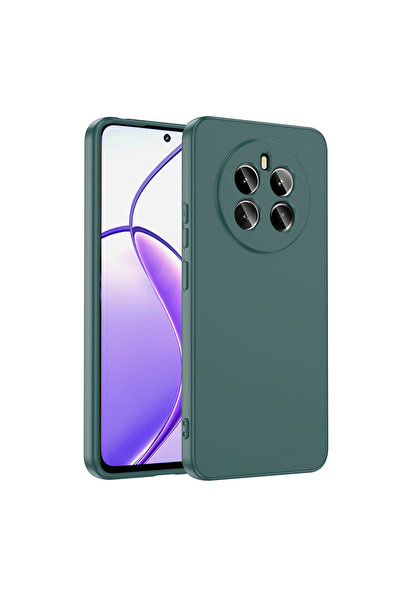 Nezih Case Realme 12 4G Uyumlu Kamera Korumalı (KADİFE İÇ YÜZEY) Renkli Silik...