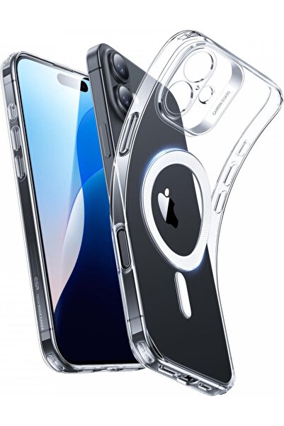 ESR Apple Iphone 16 Kılıf Zero Halolock Magsafe Silikon - Buzlu Şeffaf