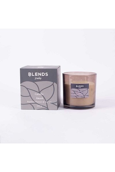 Blends Jar Candle Passion Flower and Mango 1200 Gram from Lioura
