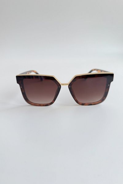 DSN Molly Women's Leopard Print Sunglasses