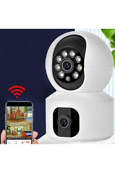 NEZADE STORE Yosee Application Dual Camera Wireless Connected Night Vision Home Security Camera (Lisinya)