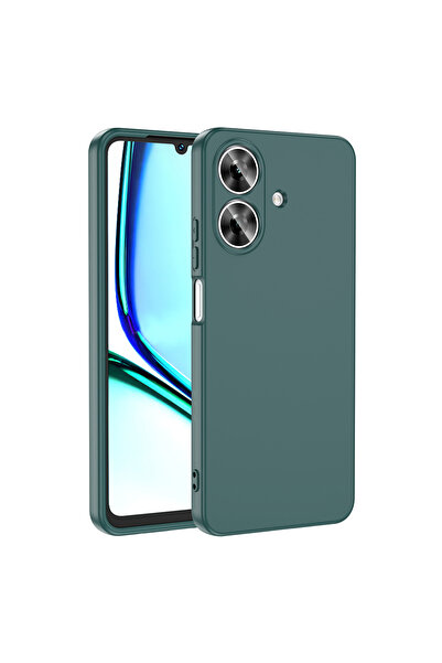 Nezih Case Realme Note 60 Uyumlu Kamera Korumalı (KADİFE İÇ YÜZEY) Renkli Sil...