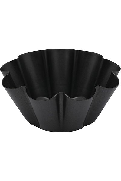 mastergold 12 Pack Carbon Steel Non-Stick Egg Tart Molds ( 13.2 * 6.2cm ) ,Mini Muffin Cake and Pudding Molds