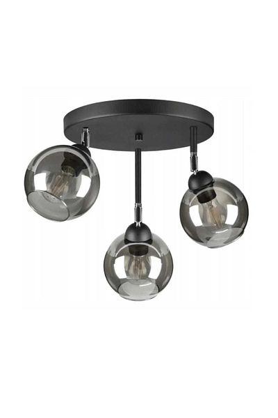 demet habek mylights Mylights Retro Russian Vintage Triple Smoked Glass Ceiling Chandelier