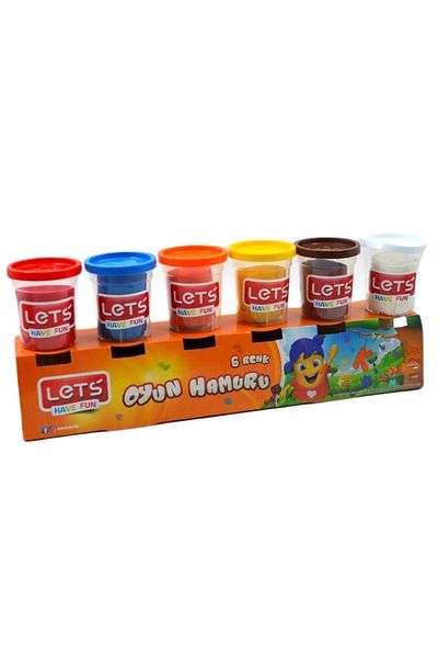Lets 6-Color Play Dough - 336 gr L8260