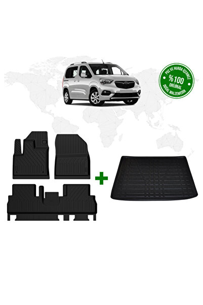 FA OTOMOTİV Opel Combo 4d Havuzlu Paspas Ve Bagaj Havuzu 2019 Model Ve Sonrası
