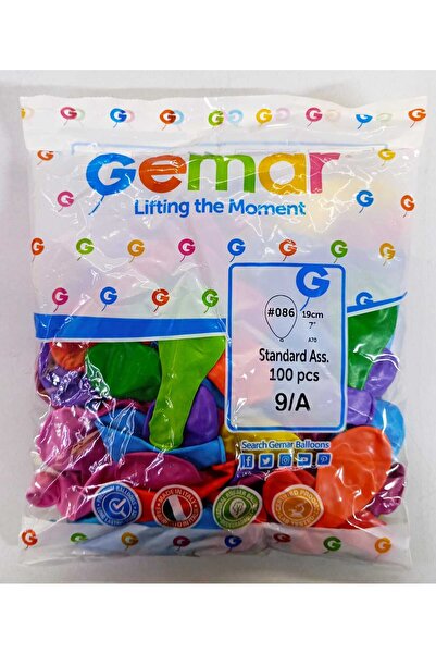 Gemar 9A 100 قطعة بالونات