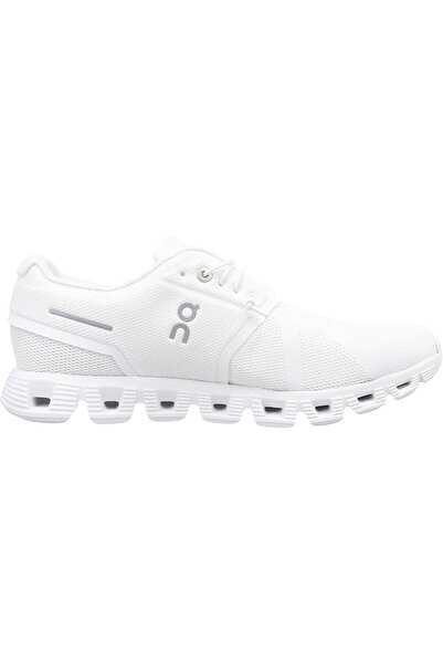 ON Pantofi de alergare Cloud 5 pentru bărbați, albi