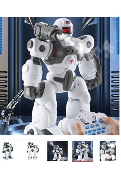 Online Intelligent Buhar ve Ok Atan Fonksiyonel Kumandalı Robot TT353 35 Cm Büyük Boy