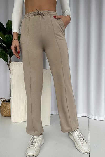 Mine Tan Butik Πέτρινο πολύχρωμο φούτερ με τσέπες