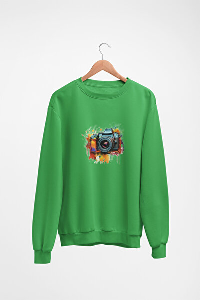 Butik Φούτερ με μακρυμάνικο unisex φορτιστή φωτογραφικής μηχανής Transfer Ba ...