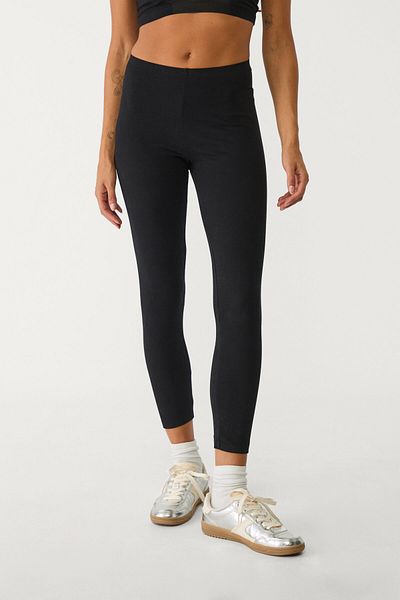 Stradivarius Cotton leggings with invisible seam