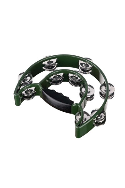 Alice ATB002 Tef HAKİ YEŞİL Renk Çift yarım daire formlu, 20 çift zilli Ergon...