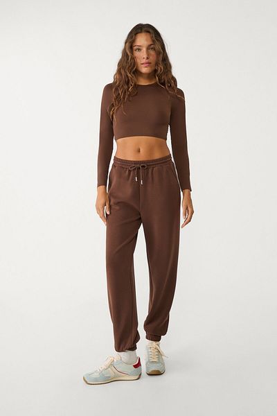 Stradivarius Crop top with long sleeves