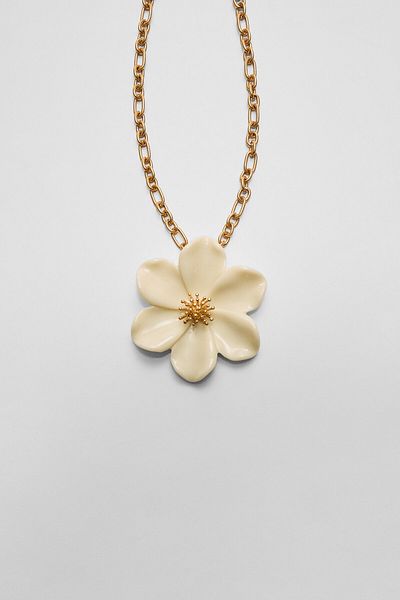 Stradivarius Maxi flower necklace