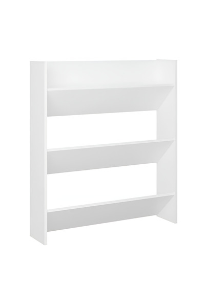 KRM HOME Suntalam duvar bağlantılı ayakkabılık (BEYAZ)