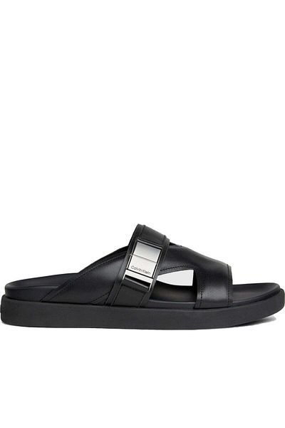 Calvin Klein Black Slippers Mens Shoes