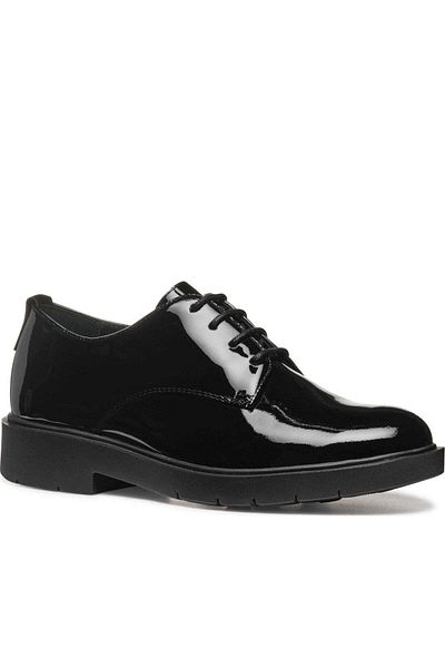 Geox Black Loafers Womens Shoes