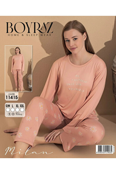 BEYAZTOPTAN SET DE PIJAMALE MÂNECĂ LUNGĂ MILAN DE CALITATE și ELEGANTĂ