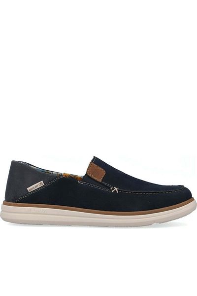 Rieker Mocasini Albastri Pantofi Barbati