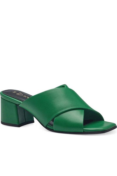 Marco Tozzi Pantofi pentru damă Green Mules