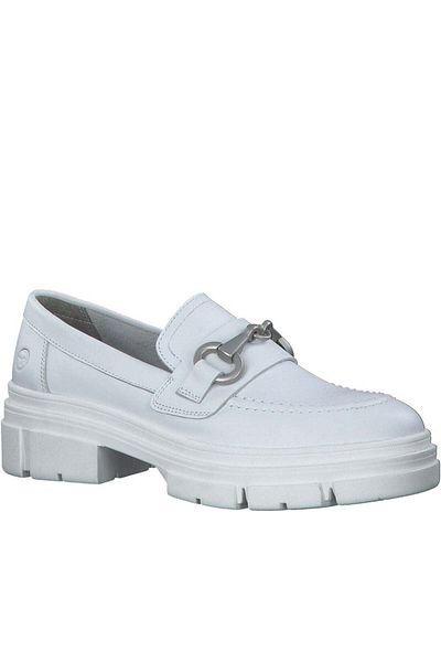 Tamaris Mocasini albi Pantofi dama