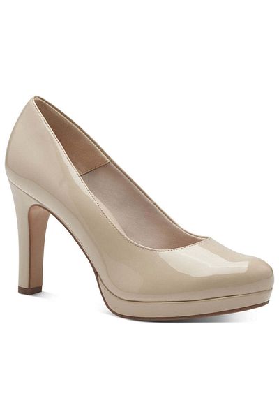 Tamaris Beige Heels Womens Shoes