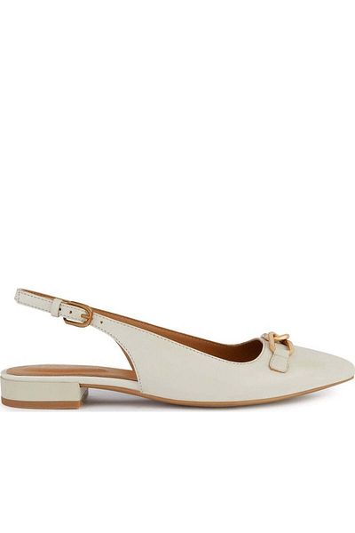 Geox Beige Ballerinas Womens Shoes
